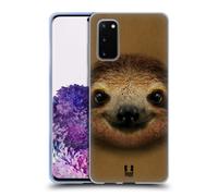 HEAD CASE VOLTI ANIMALI 2 CUSTODIA COVER MORBIDA IN GEL PER SAMSUNG TELEFONI 1