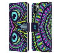 HEAD CASE VOLTI DI ANIMALI AZTECHI CUSTODIA COVER A PORTAFOGLIO PER APPLE iPHONE