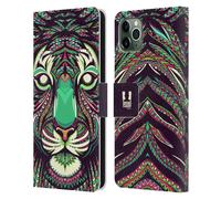 HEAD CASE VOLTI DI ANIMALI AZTECHI CUSTODIA COVER A PORTAFOGLIO PER APPLE iPHONE