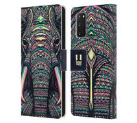 HEAD CASE VOLTI DI ANIMALI AZTECHI CUSTODIA COVER A PORTAFOGLIO PER SAMSUNG 1