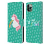 HEAD CASE VOMITO ARCOBALENO CUSTODIA COVER PORTAFOGLIO IN PELLE PER APPLE iPHONE