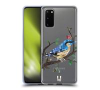 HEAD CASE WILD BIRD COLLAGE CUSTODIA COVER MORBIDA IN GEL PER SAMSUNG TELEFONI 1