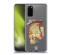 HEAD CASE WILD BIRD COLLAGE CUSTODIA COVER MORBIDA IN GEL PER SAMSUNG TELEFONI 1