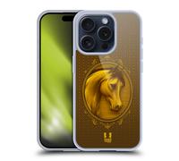 HEAD CASE YEAR OF HORSE CUSTODIA COVER MORBIDA IN GEL PER APPLE iPHONE TELEFONI