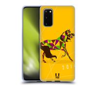 HEAD CASE YEAR OF THE HORSE CUSTODIA COVER MORBIDA IN GEL PER SAMSUNG TELEFONI 1