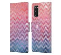 HEAD CASE ZIGZAG AQUARELLE CUSTODIA COVER A PORTAFOGLIO PER SAMSUNG TELEFONI 1