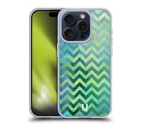 HEAD CASE ZIGZAG AQUARELLE CUSTODIA COVER MORBIDA IN GEL PER APPLE iPHONE PHONES