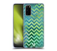 HEAD CASE ZIGZAG AQUARELLE CUSTODIA COVER MORBIDA IN GEL PER SAMSUNG TELEFONI 1