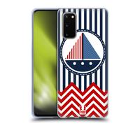 HEAD CASE ZIGZAG NAUTIQUE CUSTODIA COVER MORBIDA IN GEL PER SAMSUNG TELEFONI 1