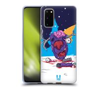 HEAD CASE ZOMBIE DI NATALE CUSTODIA COVER MORBIDA IN GEL PER SAMSUNG TELEFONI 1