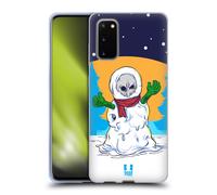 HEAD CASE ZOMBIE DI NATALE CUSTODIA COVER MORBIDA IN GEL PER SAMSUNG TELEFONI 1