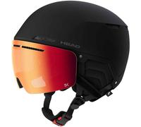 Head Cinema 5K Casco da Sci Integrale Con Visiera Specchiate Nero Rosso