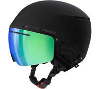 Head Cinema Photo Casco da Sci Visiera Integrale Snowboard Nero Lichtanpassend