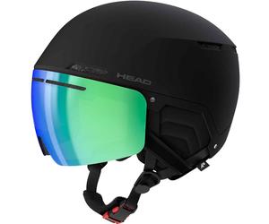 Head Cinema Photo Casco da Sci Visiera Integrale Snowboard Nero Lichtanpassend
