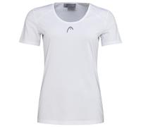 Head CLUB 22 Tech Maglietta Donne, Bianco, XS