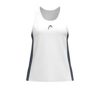 HEAD Club 25 Tank Top Girls Gilet, Blu Royal Bianco, 140 Bambine e Ragazze