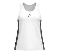 HEAD Club 25 Tech Canottiera Donna - Blu Scuro, Bianco
