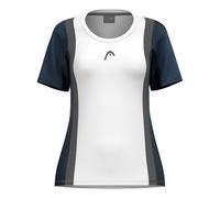 Maglietta Donna Head Club 25 Tech - navy/white - Bianco (XS)