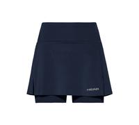 HEAD Club Basic Long Gonna Donna-Blu Scuro,Argento in blu scuro, Taglia: S