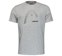 HEAD Club Carl T-Shirt Jr, Grau, 128, Grigio Unisex-Bambini e Ragazzi