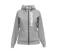 HEAD Club Orginal FZ - Felpa da Donna, Colore: Grigio Melange
