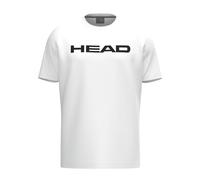 HEAD Club Original T-Shirt Junior, Bianco, 140 Unisex-Bambini e Ragazzi