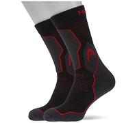 Head CREW SOCK, Calzini, Unisex - Adulto, Nero (Black / Red), 35-38