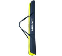 Double Skibag 195 Navy Blue Yellow