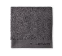 HEAD Dynamic - Asciugamano in Spugna Puro Cotone 100% Certificato, Ideale come Asciugamano Palestra, Telo Doccia e Bagno 70x140 Rapida Asciugatura, Asciugamani Bagno Morbidi e Assorbenti, Iron Grey