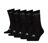 HEAD All Sports Calzini Crew, Nero, 35-38 (Pacco da 5) Unisex-Adulto