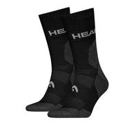 HEAD Escursionismo Tutti i clim Calzini Crew, Nero, 42-46 (Pacco da 2) Unisex-Adulto
