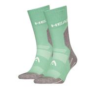 HEAD Escursionismo Tutti i clim Calzini Crew, Verde Chiaro, 42-46 (Pacco da 2) Unisex-Adulto