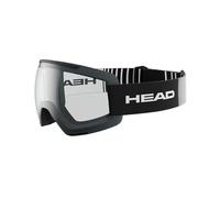 HEAD F-LYT, Occhiali da Sci e Snowboard Unisex-Adulto, Trasparente/Nero, L