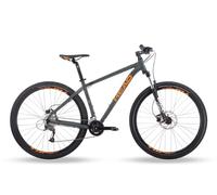 HEAD Granger, Mountain Bike Unisex Adulto, Grigio Opaco/Arancione, 42