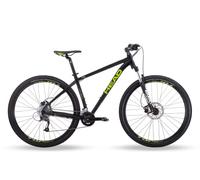 HEAD Granger, Mountain Bike Unisex Adulto, Nero Opaco/Verde, 47