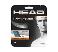 HEAD Hawk Power, Corda Tennis Unisex Adulto, Nero, 1.30 mm / 16 g