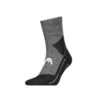 HEAD Hiking Warm Calzini Crew, Grigio, 43-46 Unisex-Adulto