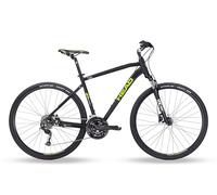 HEAD I- Peak 2.0, Bicicletta da Cross Unisex Adulto, Grigio Opaco/Verde, 55