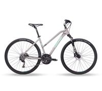 HEAD I-Peak 2.0 Joy Crossbike, da donna, grigio opaco, menta, 54