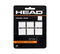 HEAD Il nuovissimo nastro per impugnature Padel Pro Grip, con la sua sensazione perfettamente asciutta e quasi appiccicosa, è perfetto per i rally più caldi.