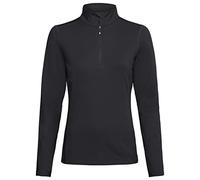 HEAD Isa Midlayer mezza zip da donna, Donna, Strato intermedio, 824160, Nero, XS