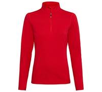 HEAD Isa Midlayer mezza zip da donna, Donna, Strato intermedio, 824160, Rosso, XL