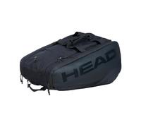 HEAD La nuova PRO PADEL BAG L NV combina un ampio spazio di archiviazione con stile e funzionalità. Oltre a una nuova forma più sottile e a una nuova tasca per gli accessori, offre un nuovo design in