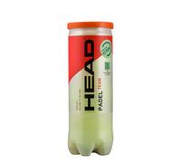 HEAD La palla da padel HEAD è la palla ufficiale e certificata della Federación Española de Pádel.È realizzata con un nucleo di gomma compressa e feltro estremamente resistente. Questo modello garanti