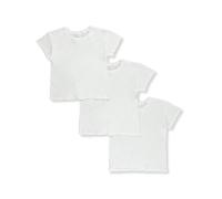 HEAD Maglietta Bianca A Manica Corta Per Ragazzi 6-Pezzi - Taglie S-XL