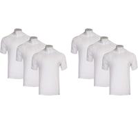 HEAD Maglietta Bianca A Manica Corta Per Ragazzi 6-Pezzi - Taglie S-XL