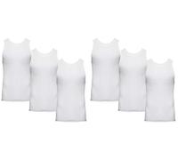 HEAD Maglietta Bianca A Maniche Corte Uomo 6 Pezzi - Taglie S-2X