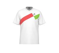 HEAD Maglietta da tennis da uomo Topspin bianco | XL