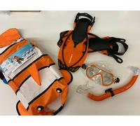 Head Mare Pals Junior Bambini Maschera Asciutto Boccaglio Pinne Set Snorkeling