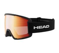 HEAD CONTEX Occhiali da Sci e Snowboard, Rosso/Nero, S